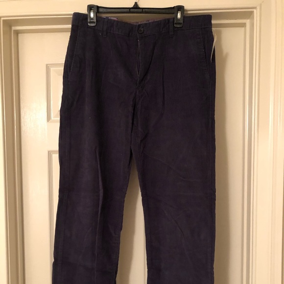 Izod Other - NWT IZOD MENS CORDUROY NAVY PANTS - 34x34